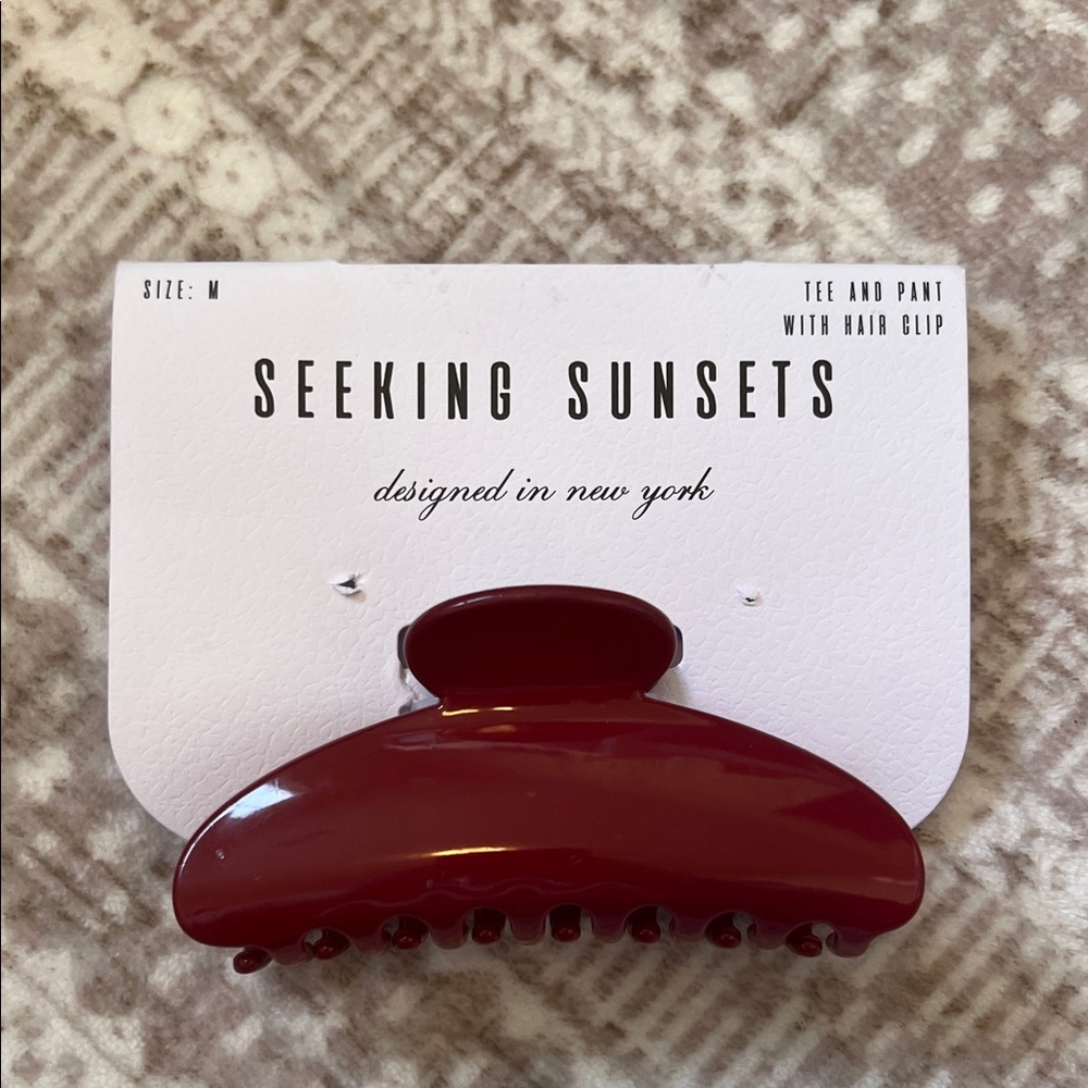 Seeking Sunsets Hair Clip NWT